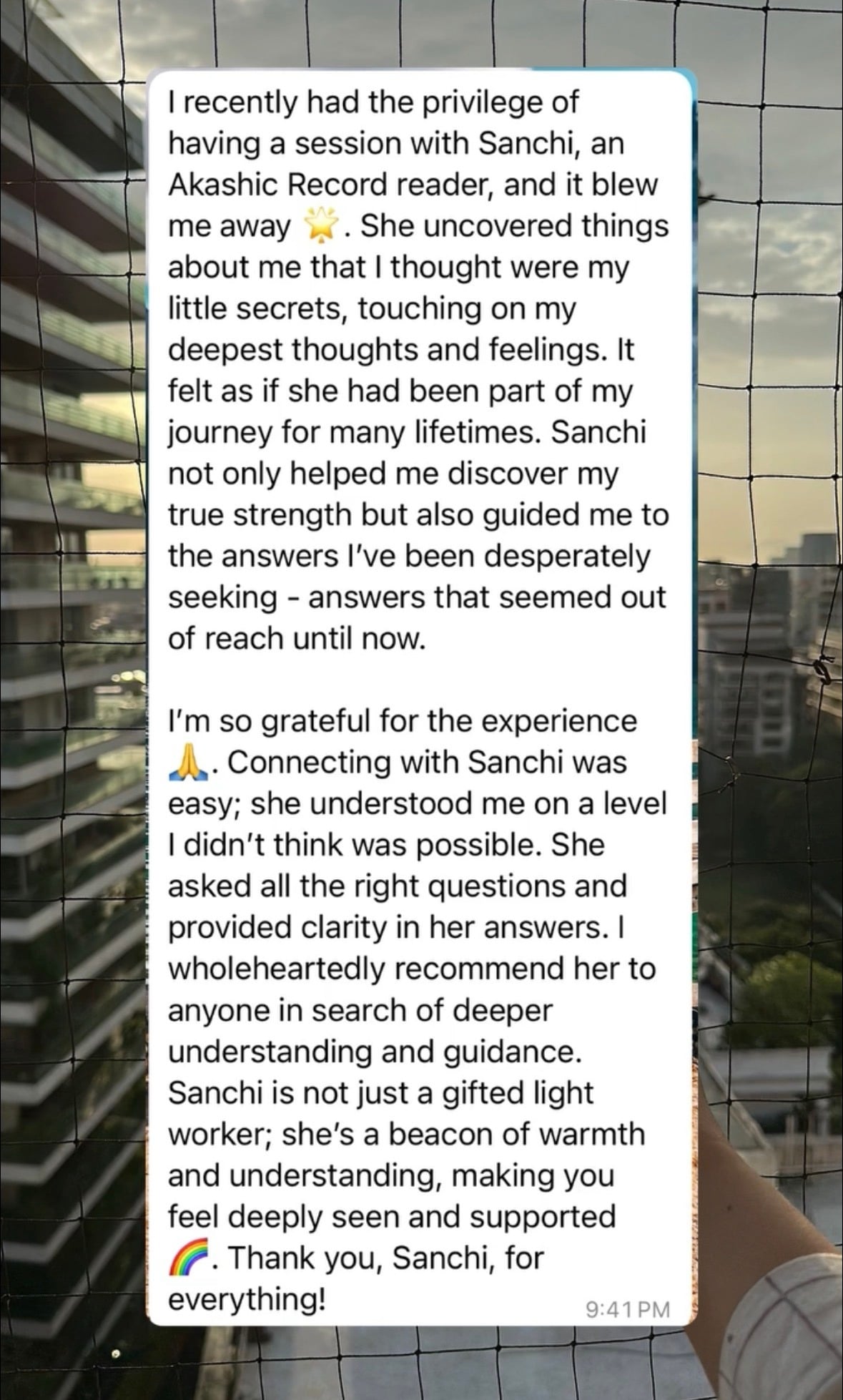 Client testimonial 11